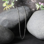 Bids.com 14k White Gold Lumina Pendant Chain 1.0mm Necklaces