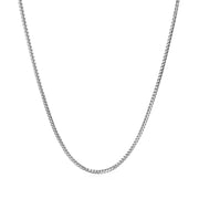Bids.com 14k White Gold Franco Chain 1.2mm Necklaces