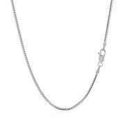 Bids.com 14k White Gold Franco Chain 1.2mm Necklaces