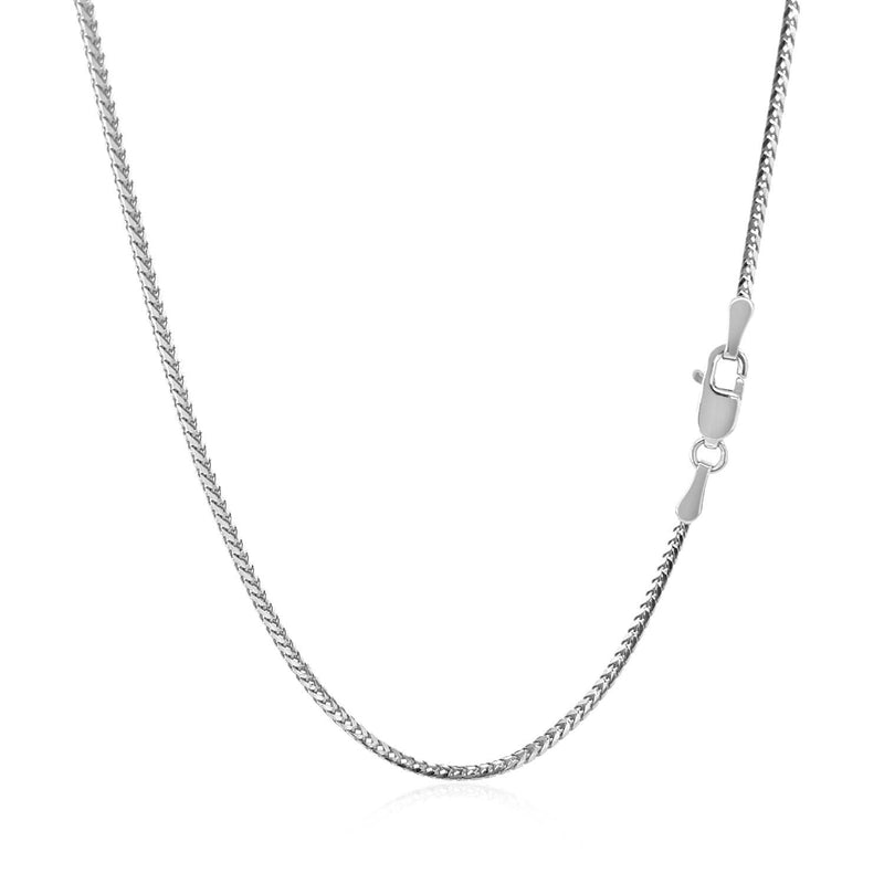 Bids.com 14k White Gold Franco Chain 1.2mm Necklaces