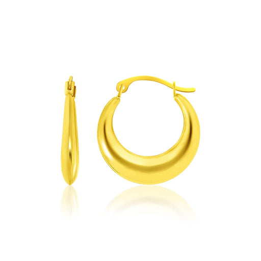 Bids.com 14k Yellow Gold Graduated Round Shape Hoop Earrings Earrings