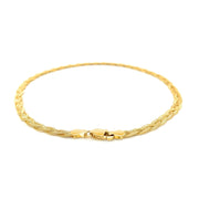 Bids.com 3.5mm 14k Yellow Gold Braided Bracelet Bracelets