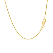 Bids.com 14k Yellow Gold Round Snake Chain 0.9mm Necklaces