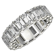 Bids.com Emerald Cut Lab Grown Diamond Eternity Ring in 14k White Gold (8 cttw FG/VS2) Rings