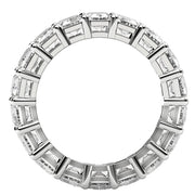 Bids.com Emerald Cut Lab Grown Diamond Eternity Ring in 14k White Gold (8 cttw FG/VS2) Rings