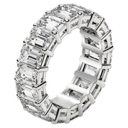 Bids.com Emerald Cut Lab Grown Diamond Eternity Ring in 14k White Gold (8 cttw FG/VS2) Rings
