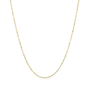Bids.com 14k Yellow Gold Singapore Chain 0.8mm Necklaces