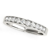 Bids.com 14k White Gold Classic Diamond Wedding Band (1/4 cttw) Rings