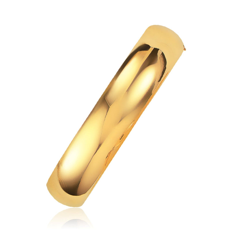 Bids.com Classic Bangle in 14k Yellow Gold (13.5mm) Bracelets