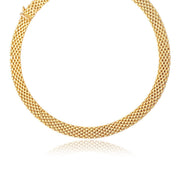 Bids.com 14k Yellow Gold Flexible Panther 9.0mm Line Necklace Necklaces