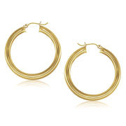 Bids.com 14k Yellow Gold Polished Hoop Earrings (40 mm) Earrings