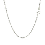Bids.com 14k White Gold Singapore Chain 1.5mm Necklaces