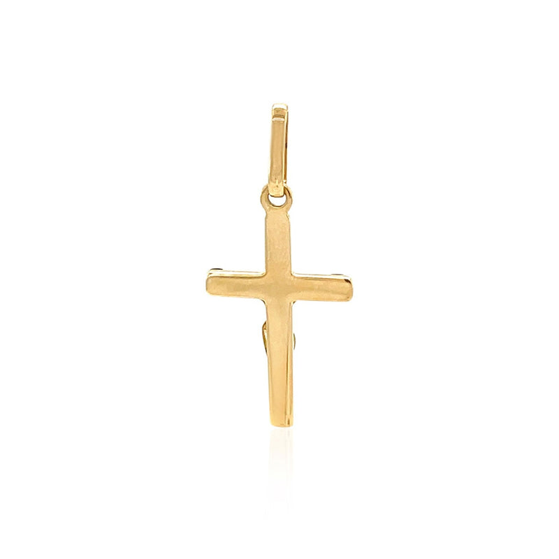 Bids.com 14k Two Tone Gold Crucifix Motif Pendant Pendants