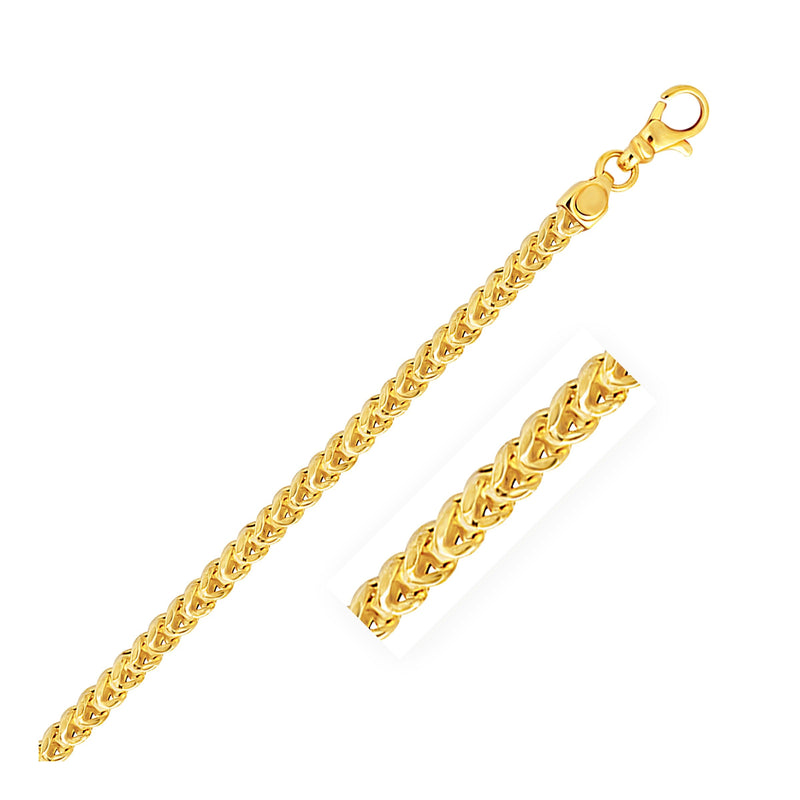 Bids.com 3.9mm 14k Yellow Gold Square Franco Chain Necklaces