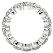 Bids.com Round Cut Lab Grown Diamond Eternity Ring in 14k White Gold (6 cttw FG/VS2) Rings