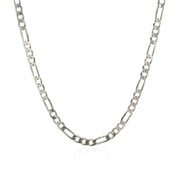 Bids.com 3.0mm 14k White Gold Solid Figaro Chain Necklaces