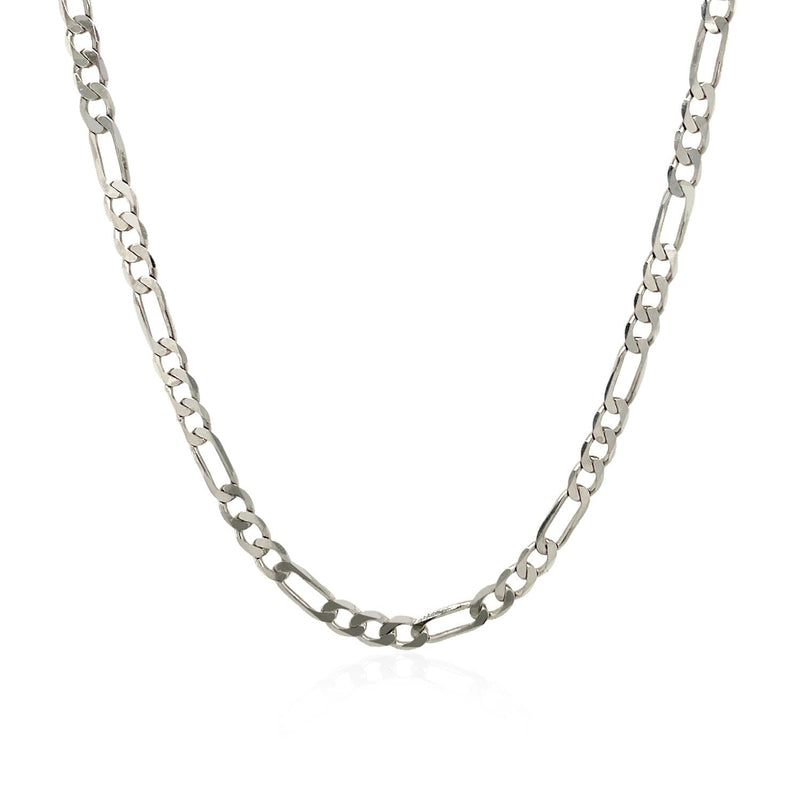 Bids.com 3.0mm 14k White Gold Solid Figaro Chain Necklaces