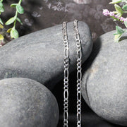 Bids.com 3.0mm 14k White Gold Solid Figaro Chain Necklaces