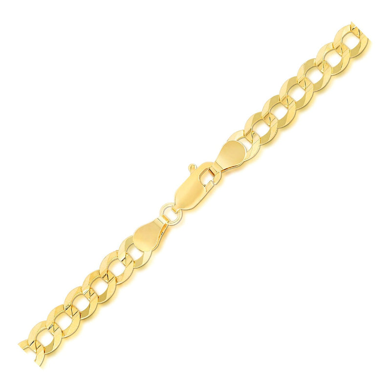 Bids.com 5.7mm 14k Yellow Gold Solid Curb Bracelet Bracelets