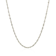 Bids.com Sterling Silver 1.6mm Singapore Style Chain Necklaces