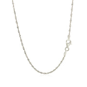 Bids.com Sterling Silver 1.6mm Singapore Style Chain Necklaces