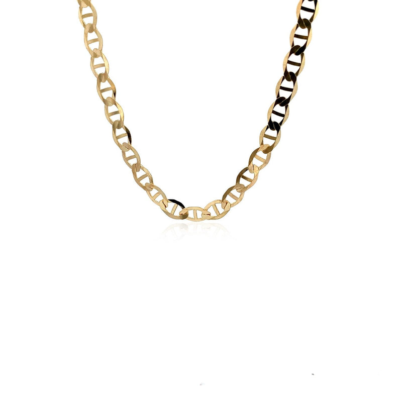 Bids.com 5.5mm 10k Yellow Gold Mariner Link Chain Necklaces