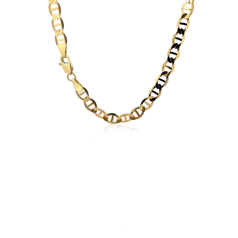 Bids.com 5.5mm 10k Yellow Gold Mariner Link Chain Necklaces