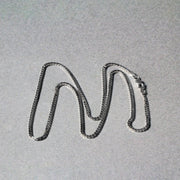 Bids.com 14k White Gold Classic Box Chain 1.4mm Necklaces