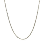 Bids.com 14k White Gold Sparkle Chain 1.5mm Necklaces