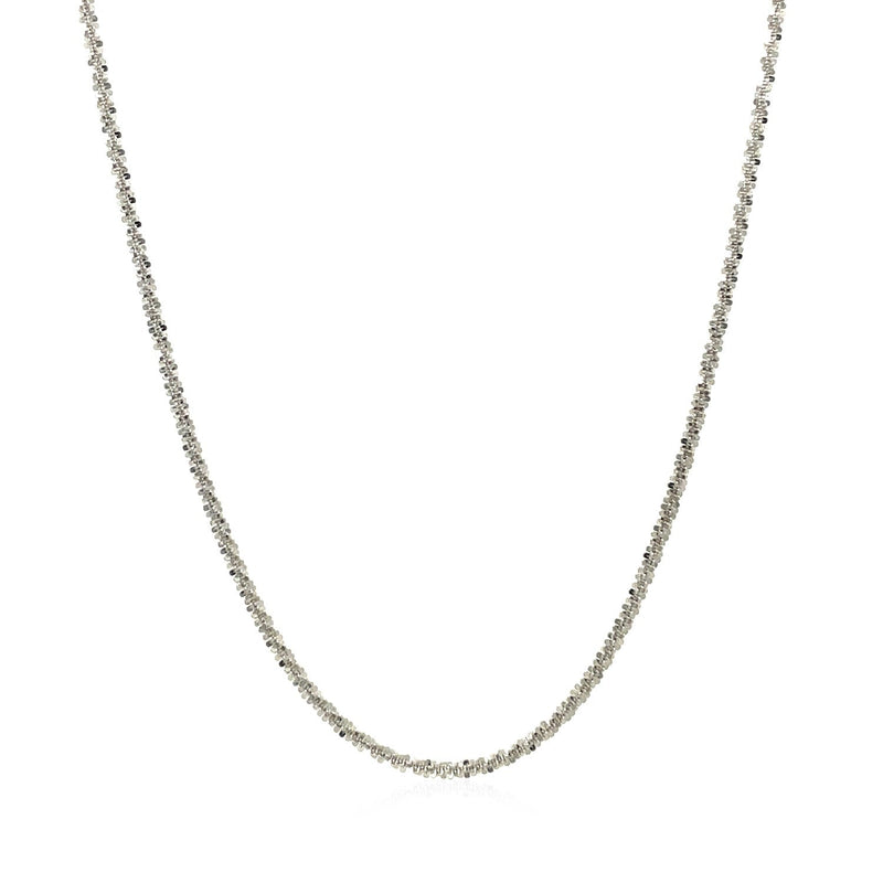 Bids.com 14k White Gold Sparkle Chain 1.5mm Necklaces