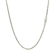 Bids.com 14k White Gold Sparkle Chain 1.5mm Necklaces
