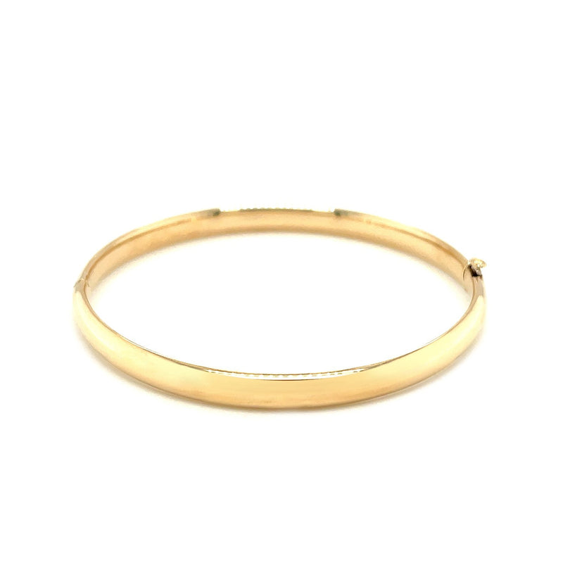 Bids.com 14k Yellow Gold Dome Design Polished Children's Bangle Bracelets