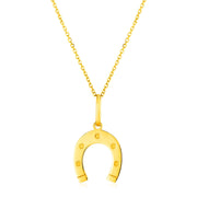 Bids.com 14K Yellow Gold Necklace with Horseshoe Necklaces