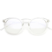 zeroUV Retro P3 Shaped Clear Lens Blue Light Blocking Glasses D158 Glasses