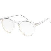 zeroUV Retro P3 Shaped Clear Lens Blue Light Blocking Glasses D158 Glasses