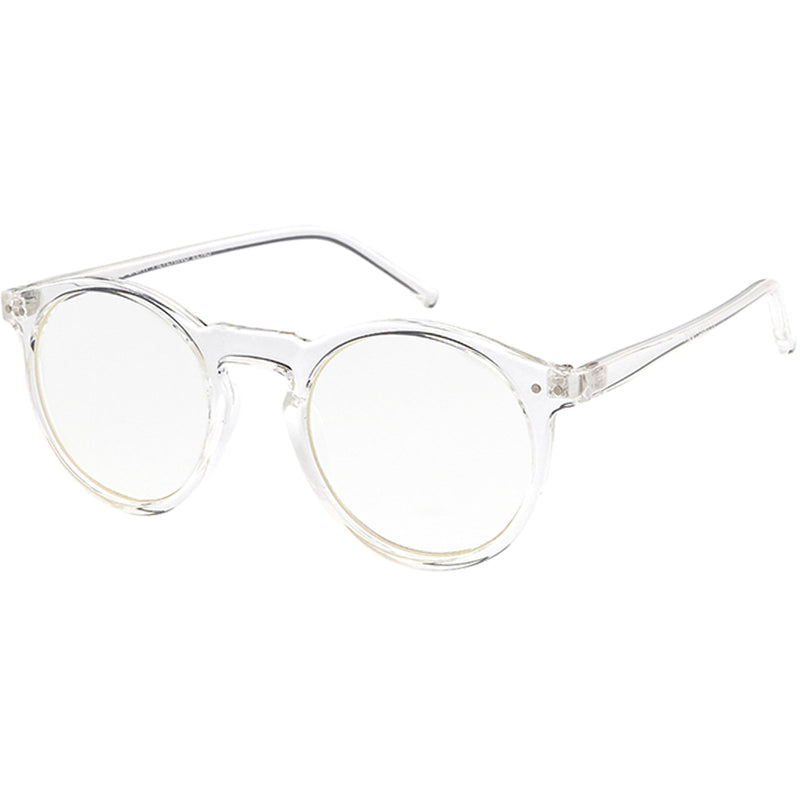 zeroUV Retro P3 Shaped Clear Lens Blue Light Blocking Glasses D158 Glasses