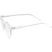 zeroUV Retro P3 Shaped Clear Lens Blue Light Blocking Glasses D158 Glasses