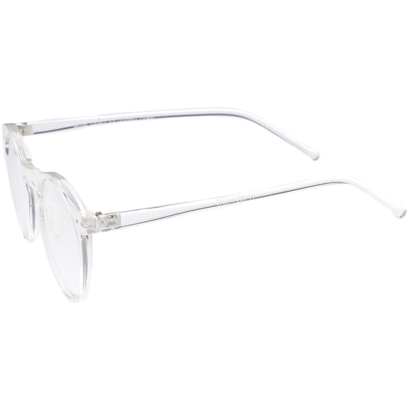 zeroUV Retro P3 Shaped Clear Lens Blue Light Blocking Glasses D158 Glasses