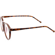 zeroUV Retro P3 Shaped Clear Lens Blue Light Blocking Glasses D158 Glasses