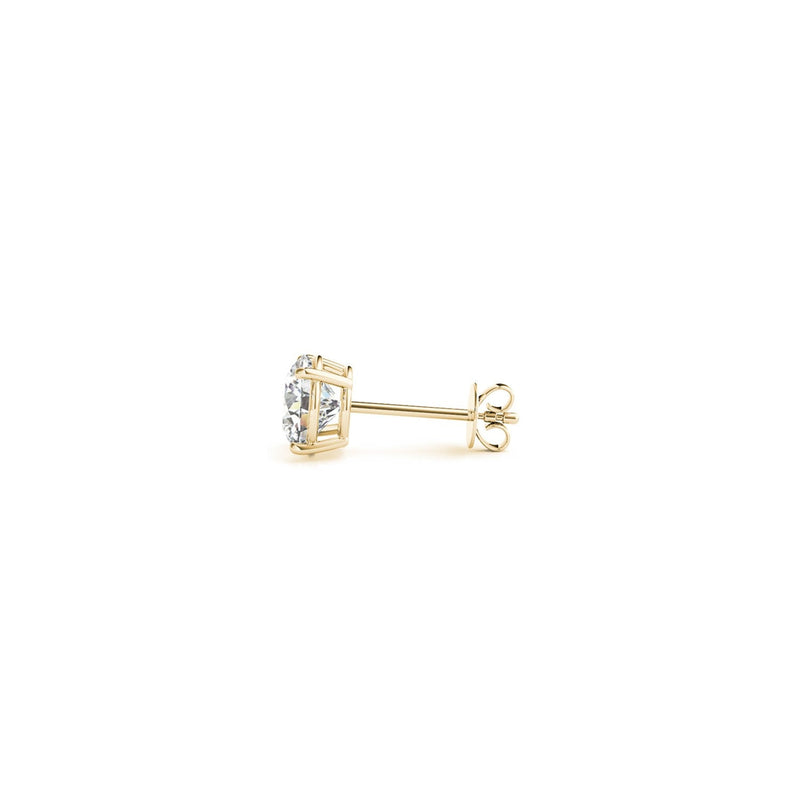 Bids.com 1 cttw Certified IGI Lab Grown Round Diamond Stud Earrings 14k Yellow Gold (G/VS2) Earrings