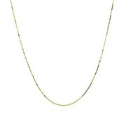 Bids.com 14k Yellow Gold Classic Box Chain 0.6mm Necklaces