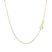 Bids.com 14k Yellow Gold Classic Box Chain 0.6mm Necklaces