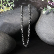 Bids.com 3.2mm 14k White Gold Oval Rolo Chain Necklaces
