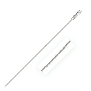 Bids.com 14k White Gold Gourmette Chain 1.0mm Necklaces