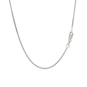 Bids.com 14k White Gold Gourmette Chain 1.0mm Necklaces