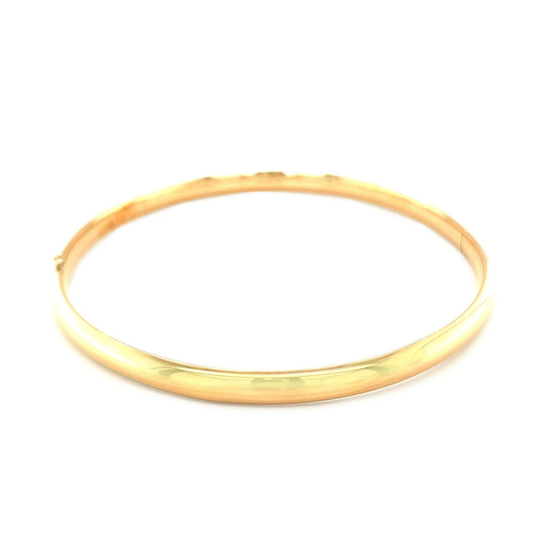Bids.com Classic Bangle in 14k Yellow Gold (5.0mm) Bracelets