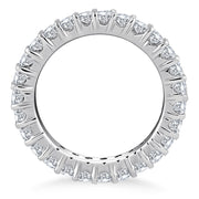 Bids.com 14k White Gold Common Prong Round Diamond Eternity Ring Rings