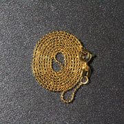 Bids.com 14k Yellow Gold Diamond-Cut Bead Chain 1.0mm Necklaces