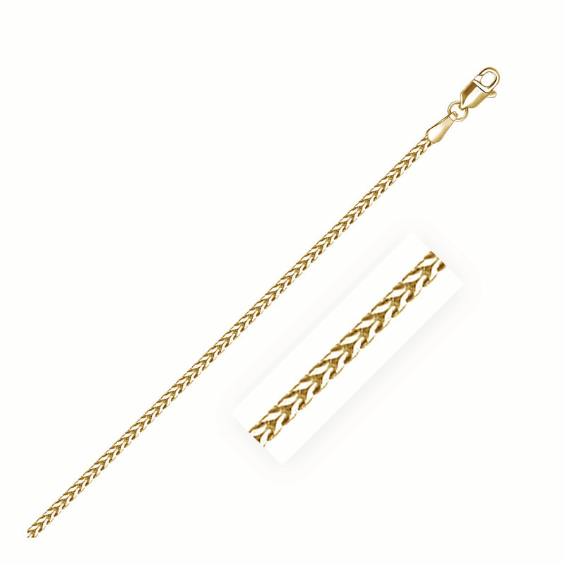 Bids.com 14k Yellow Gold Franco Chain 1.8mm Necklaces