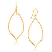 Bids.com 14k Yellow Gold Marquise Style Polished Earrings Earrings